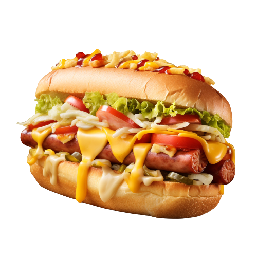 هاتداگ پنیری ساندویچ هاتداگ پنیری