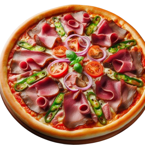 پیتزا فیله بوقلمون